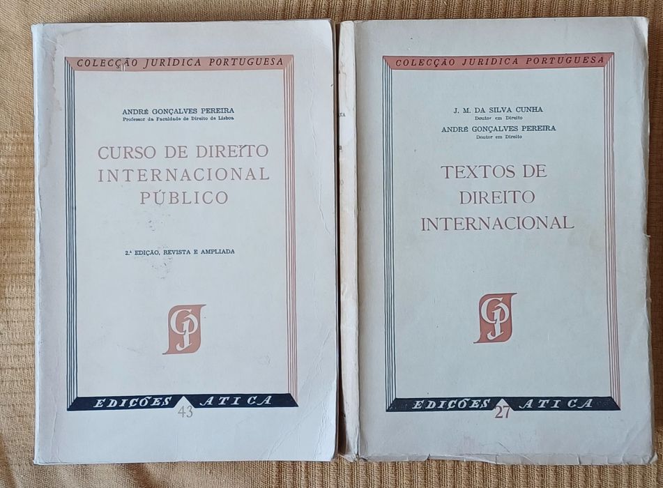 Direito André Goçalves Pereira Livros Antigos