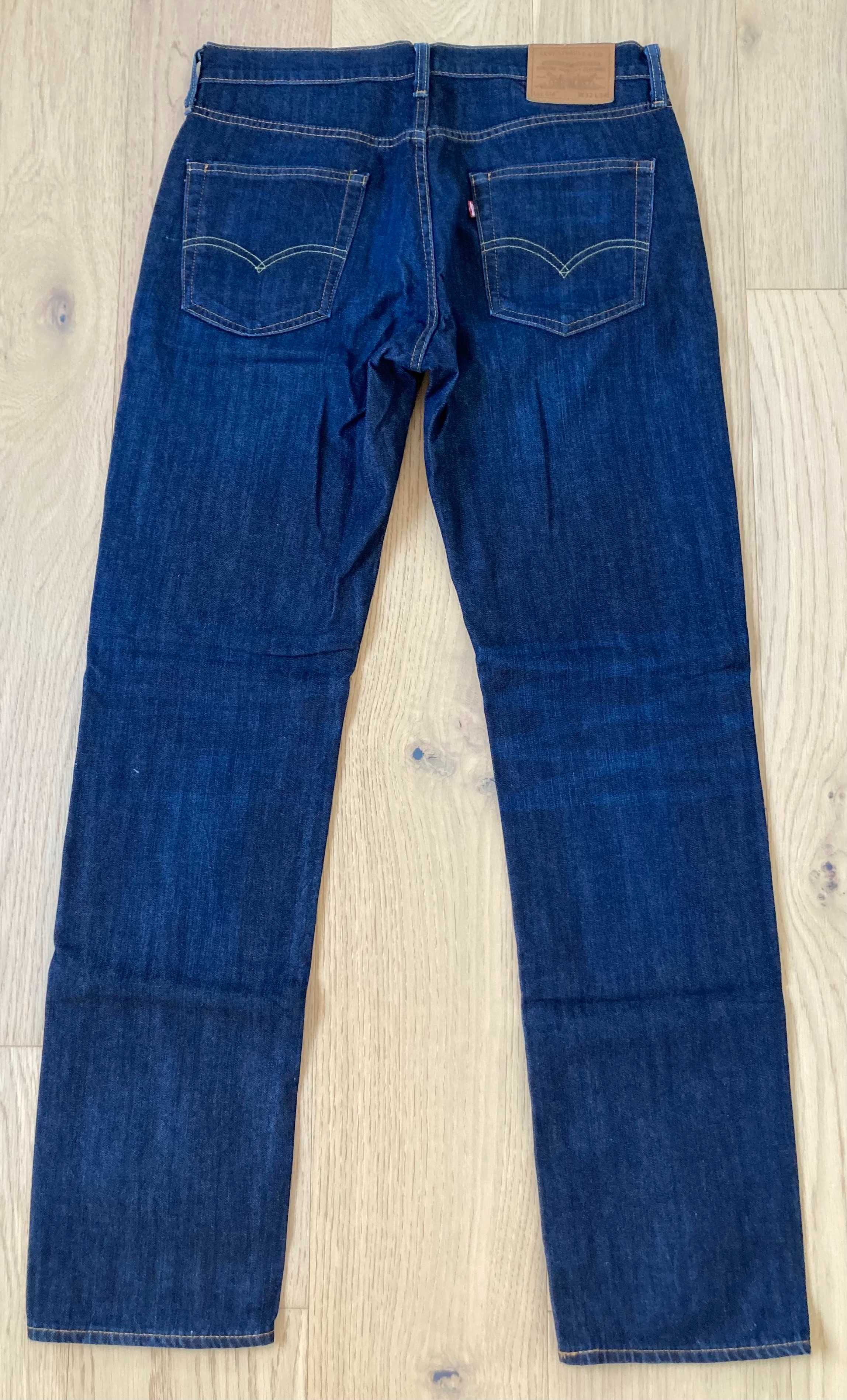 Spodnie jeansowe granatowe W32 L34 Levi's Levis 514