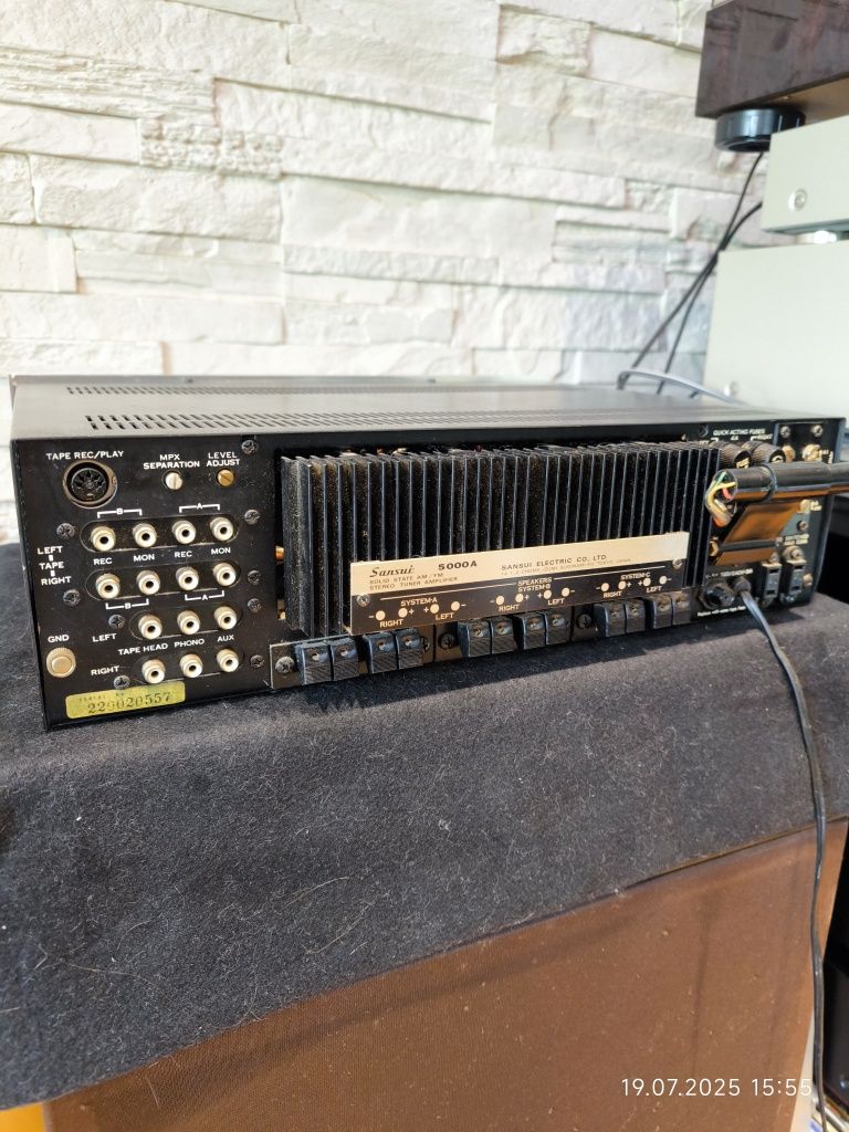 Amplituner Sansui 5000A Solid,wysoki model,mocny State,idealny
