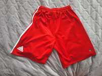 Czerwone spodenki Adidas r. 158