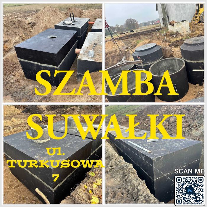 Szambo Szamba betonowe Piwnice SUWAŁKI