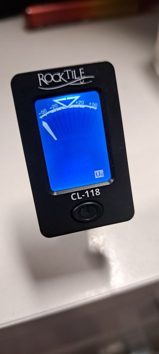 chromatyczny stroik do gitary, ukulele i skrzypiec Rocktile CL-118