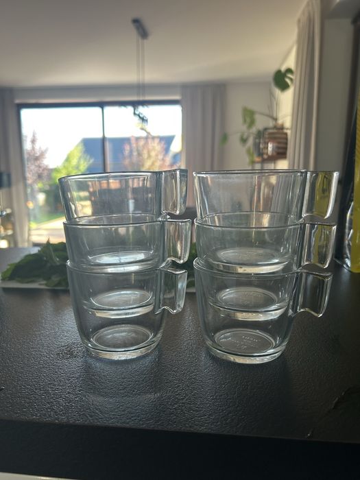 Ikea Stelna kubek szkło bezbarwne komplet