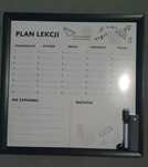 Tablica na plan lekcji
