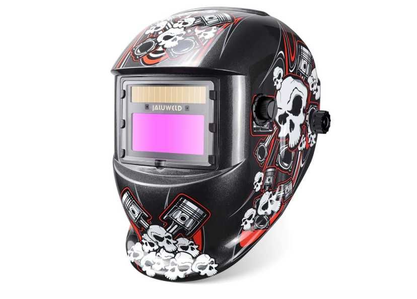 Automatycznie przyciemniany kask/przyłbica spawalnicza