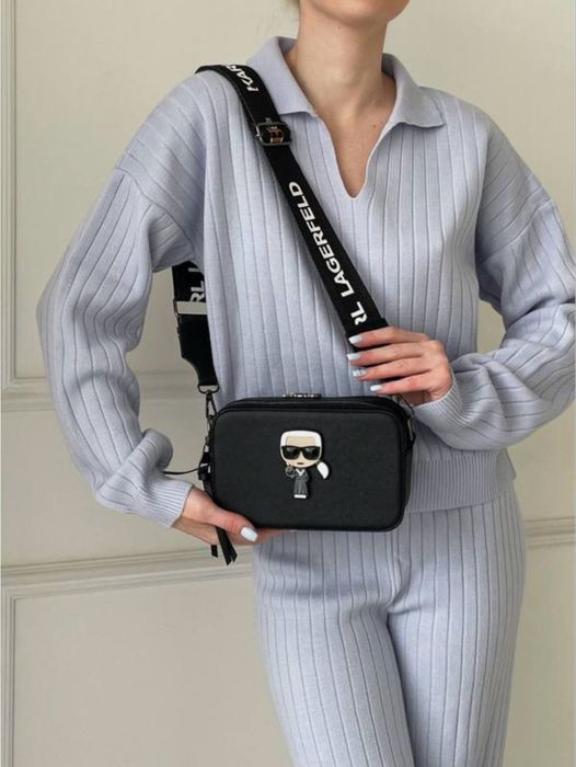 Чорна сумка Karl Lagerfeld