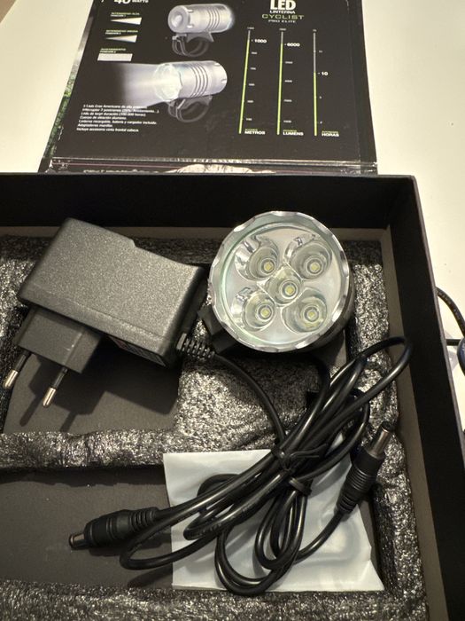 Lanterna LED Cyclist Pro Elite 6000 lm