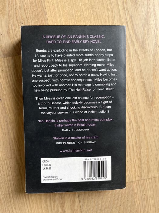 Ian rankin watchman książka po angielsku book in English thriller