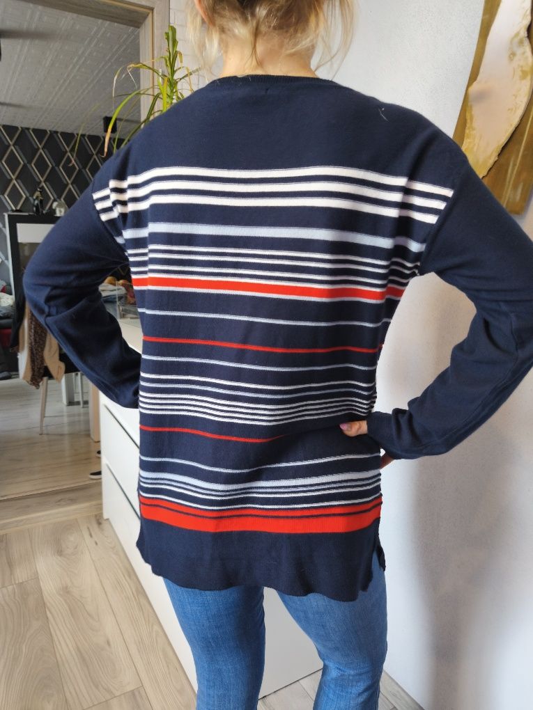 Barbour sweter damski bawełniany rozmiar M dłuższy