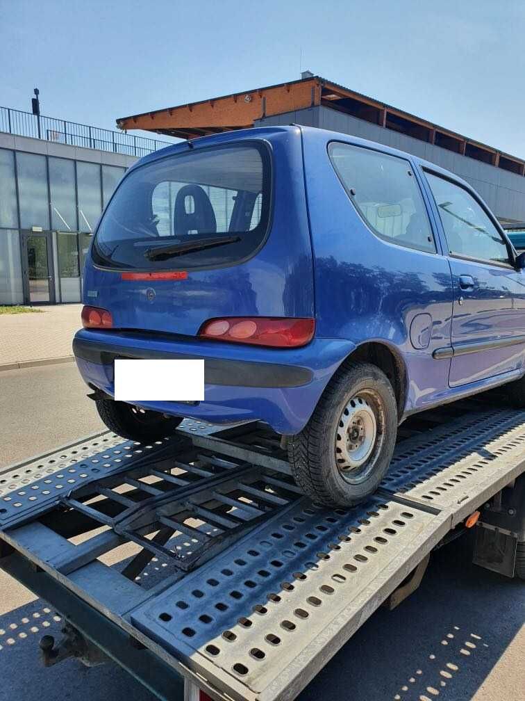 Fiat Seicento 1.1 mpi po lift niebieski kod lakieru 451/A na części