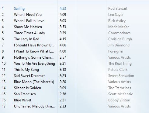 CD música anos 80/90 - Number one