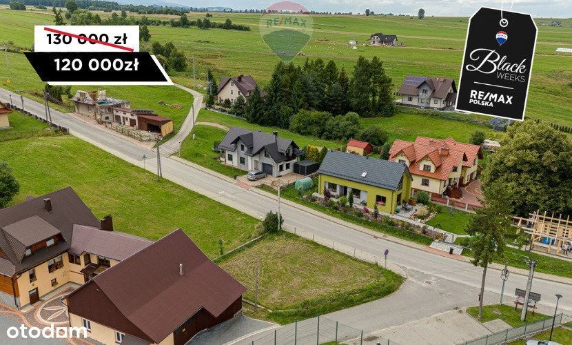 Działka na Podhalu w sam raz pod Twój dom!