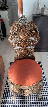 Cadeira antiga madeira maciça