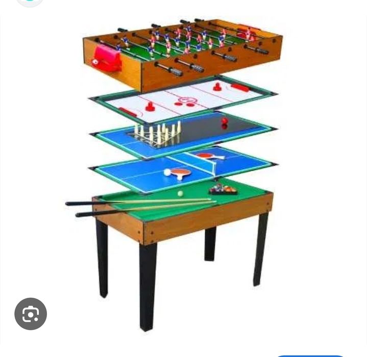 Mesa MULTIJOGOS 5 em 1 super divertida
