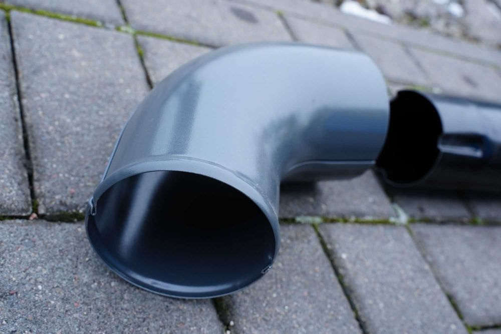 Rynna stalowa, rynny stalowe, metal metalowe ocynk powlekane PVC