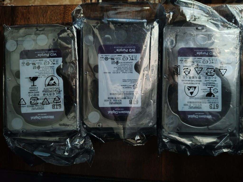 Жорсткий диск Western Digital Purple 6 Tb, 256 mb буфер