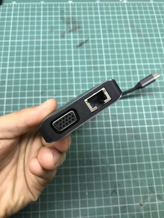 Usb c - хаб LETSCOM C USB, адаптер 11 в 1 USB C з Ethernet