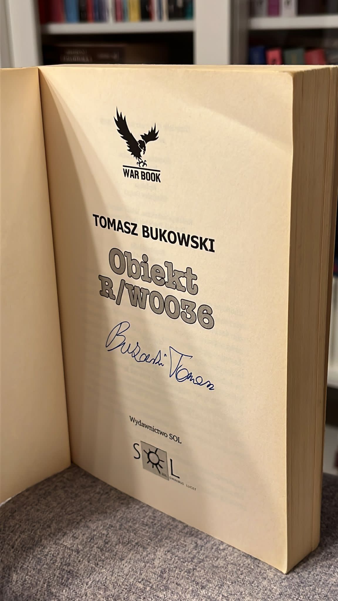 Tomasz Bukowski Obiekt RW0036 z autografem