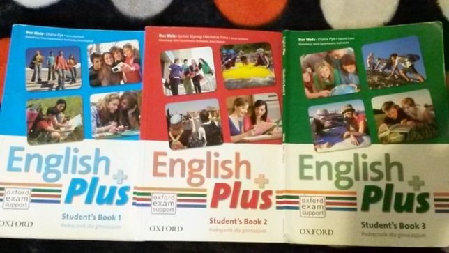 English Plus, Podręczniki 1, 2, 3 Student's Book+ płyty CD