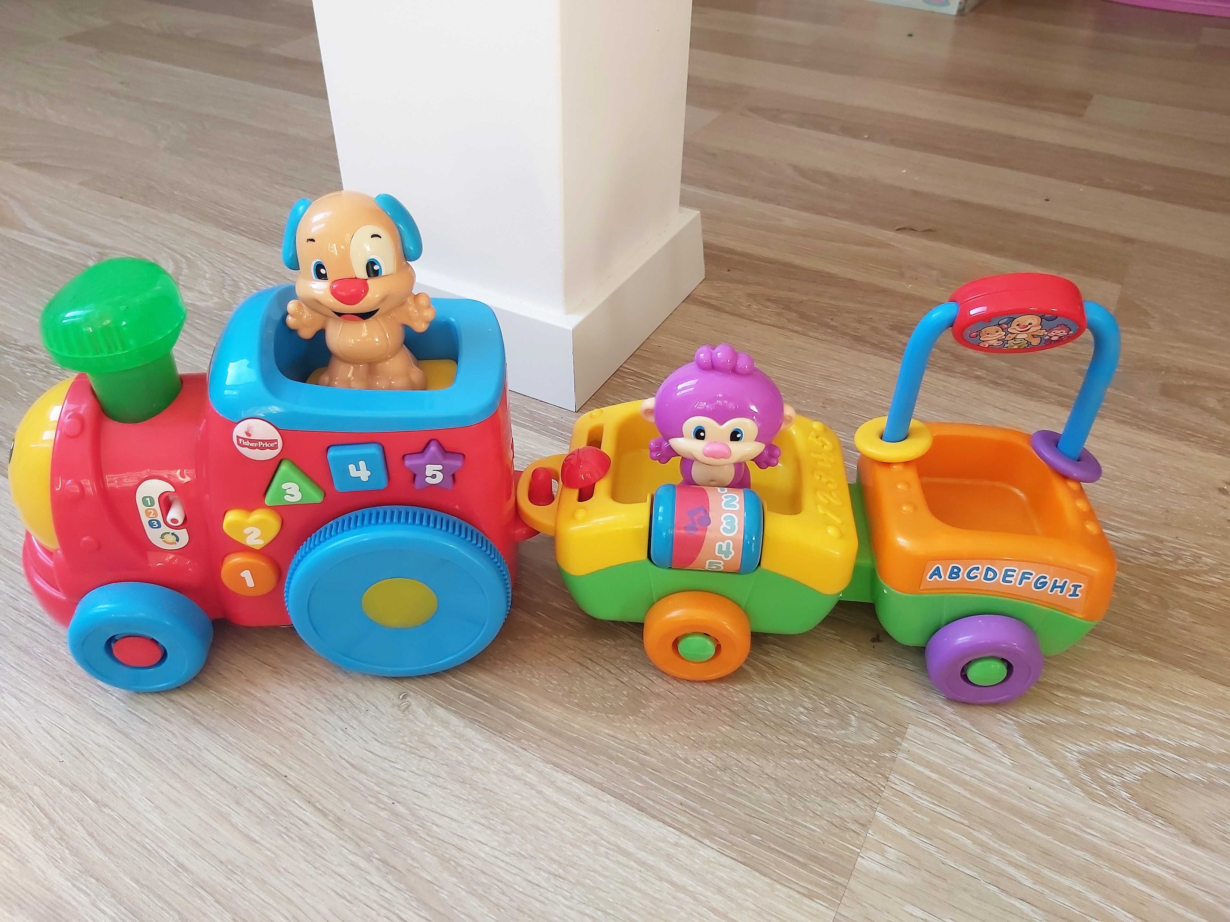 FISHER PRICE edukacyjny pociąg szczeniaczka gra