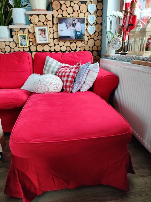 Pokrowiec Ektorp z szezlongiem poszycie narożnik IKEA