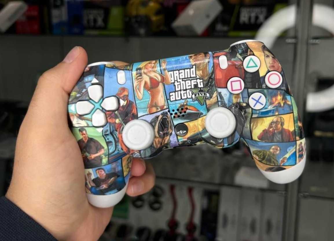 джойстик gta бездротовий ps4 геймпад пс4 джостик гта дуалшок вібрація