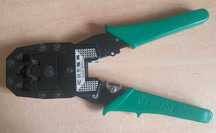 Alicate de cravar fichas RJ11, RJ12 e RJ45