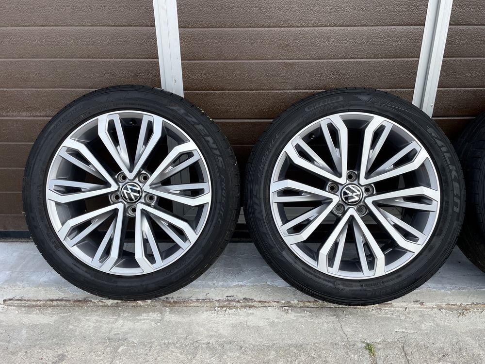4x koła alufelgi+ opony 5x112 r18 et45 7J Falken 215/50 18” VW T-ROC