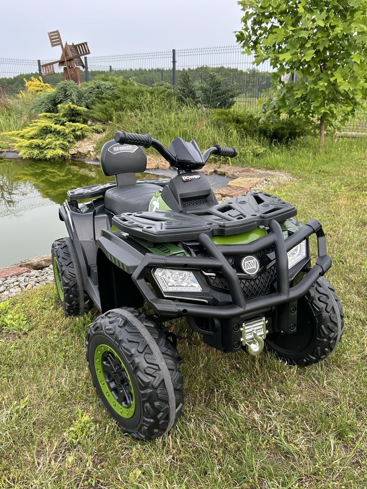 Quad na akumulator XT-SPEED 4X4 24 Mocny 4x80Watt Zielony