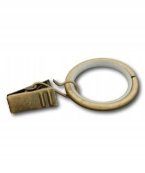 Ciche kółka z żabkami 24mm/32mm ANTYK MOSIĄDZ 10 sztuk (105 max)