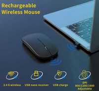 Бездротова акумуляторна мишка 2,4G/ 1600DPI Black.