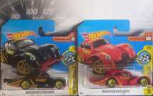 Conjunto 2 volkswagen kafer racer hot wheels