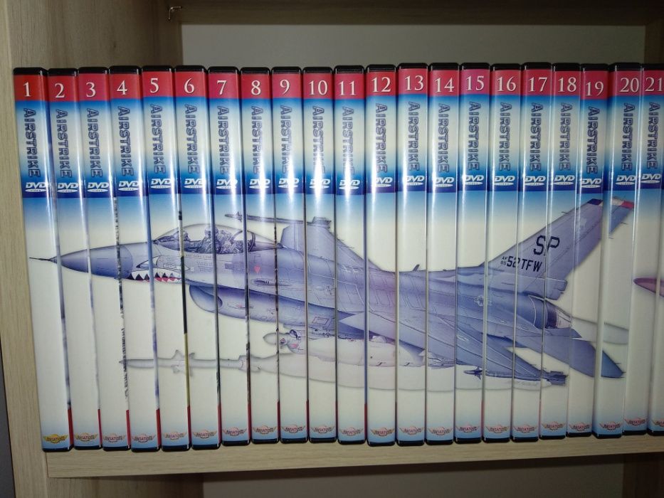 Encyklopedia Lotnictwa 80 DVD Samoloty Świata Airstrike Aviator