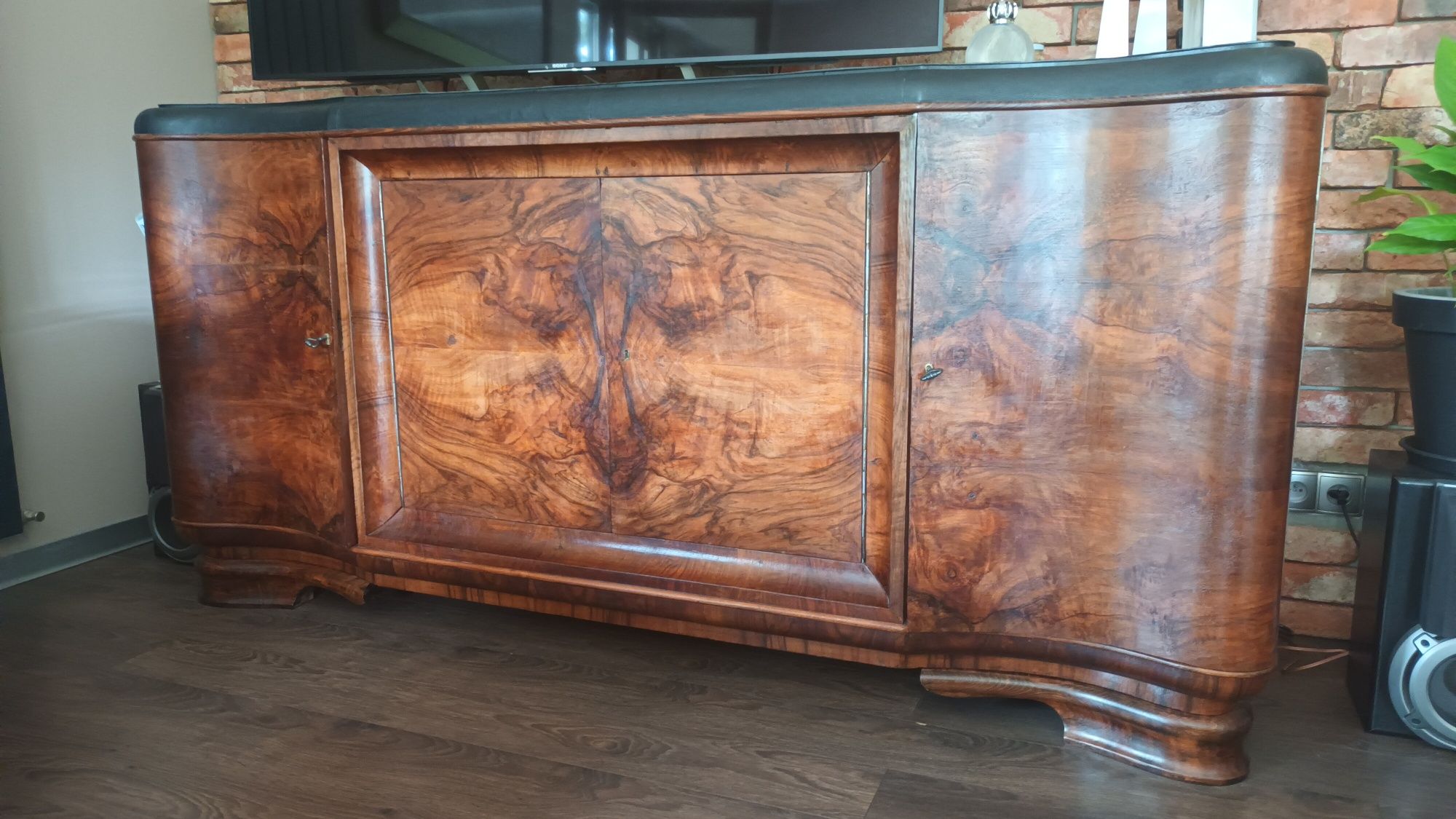Komoda komplet 2 szt. w stylu art deco