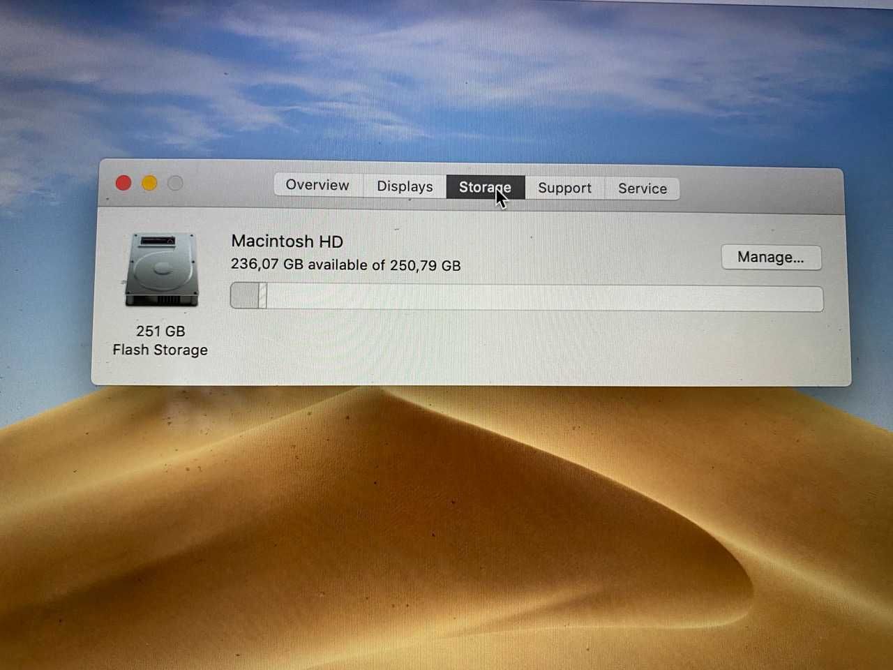 Mac Book Pro, 8GB, 2GHz, 15", 2017, used