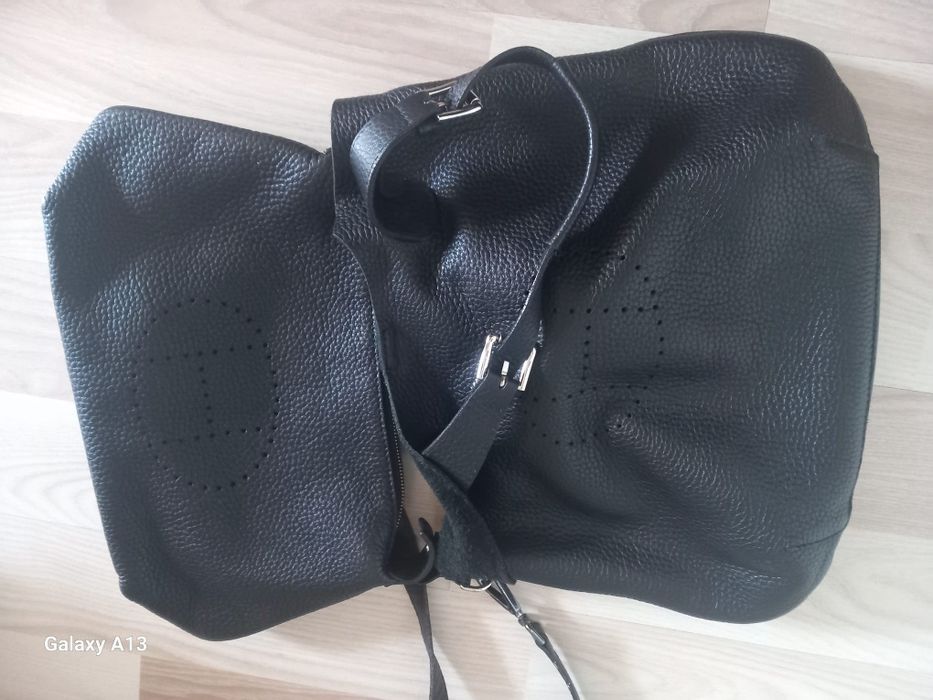 Hermes Paris vintage skórzana torebka