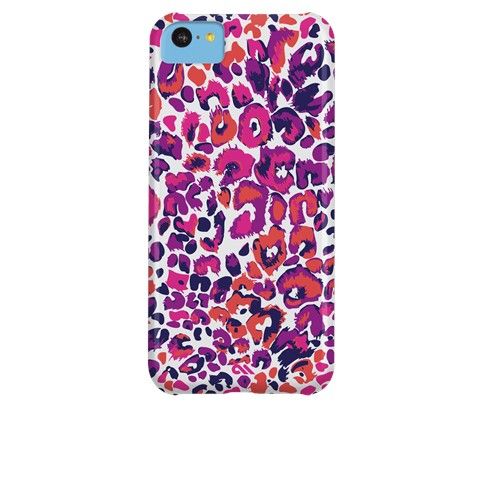 Etui Case-Mate Barely There iPhone 5c Painted Cheetah