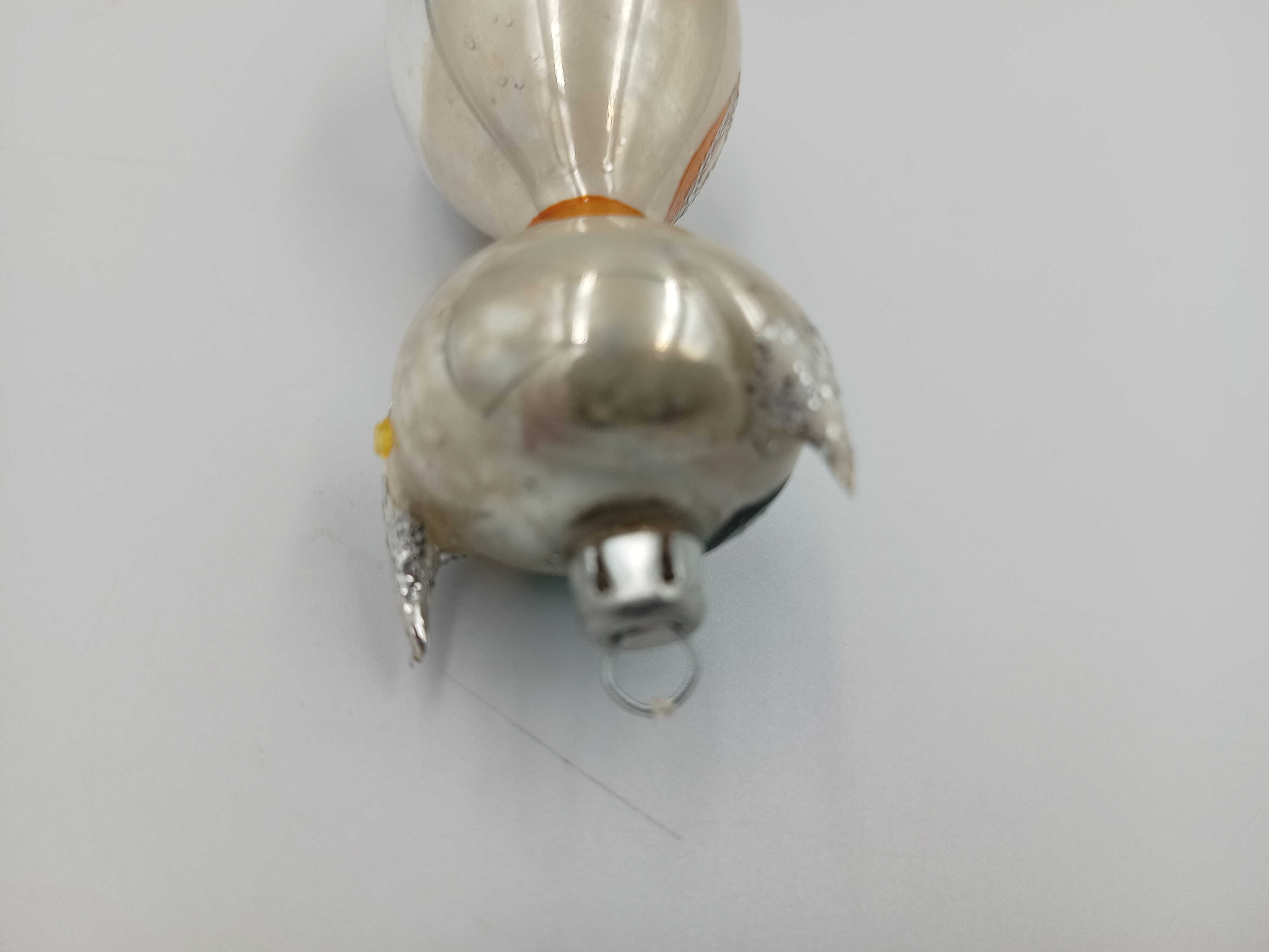 Stara bombka z PRL kotek kot bombki na choinkę 2
