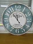 Duży zegar ścienny w stylu retro – Old Town Clocks, 47 Bailey
