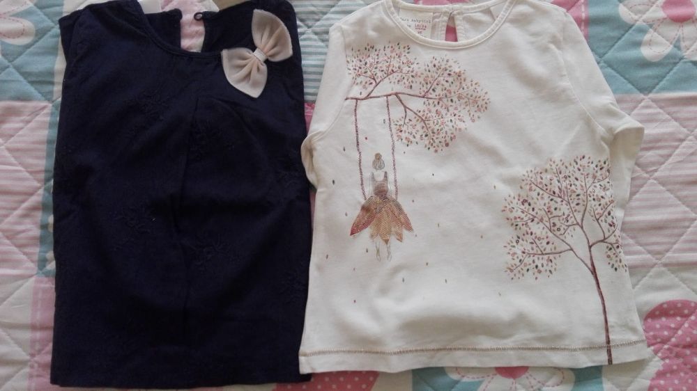 Camisolas menina Zara 18-24 meses em bom estado