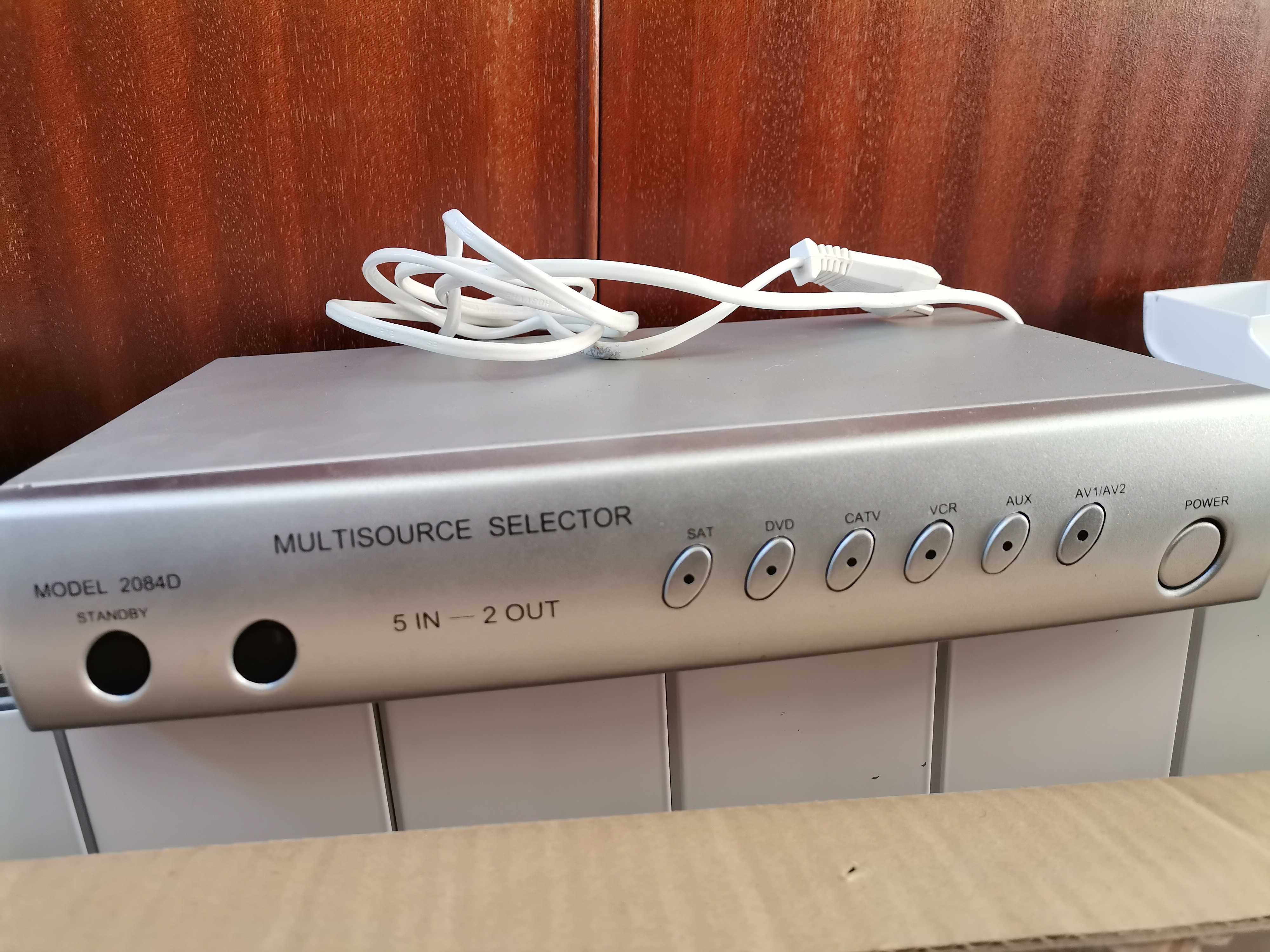 Selector video 5 in - 2 Out