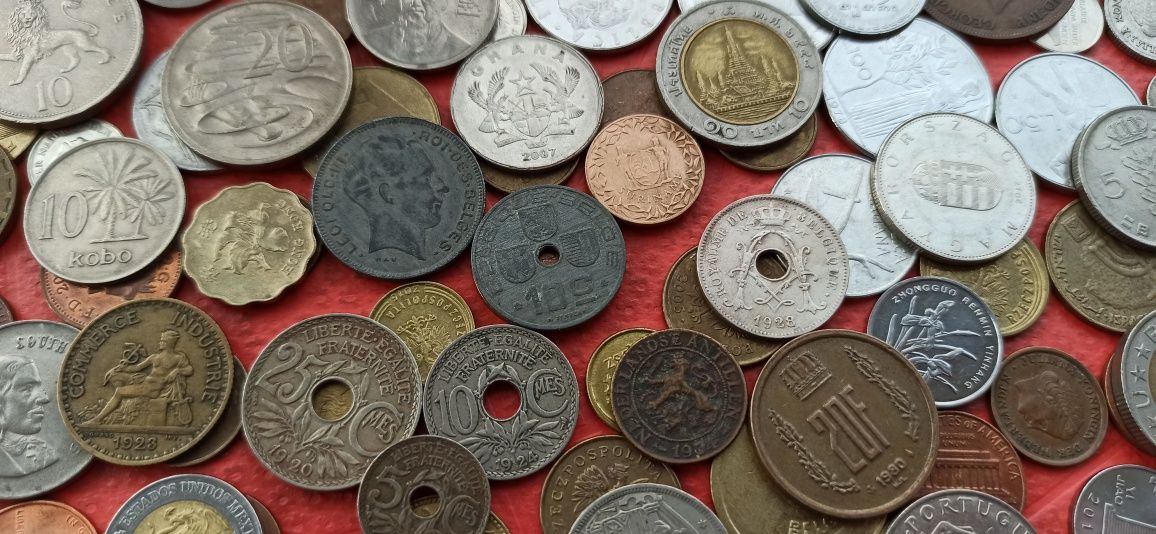 Набор, мікс 500 монет світу без СССР та Росії