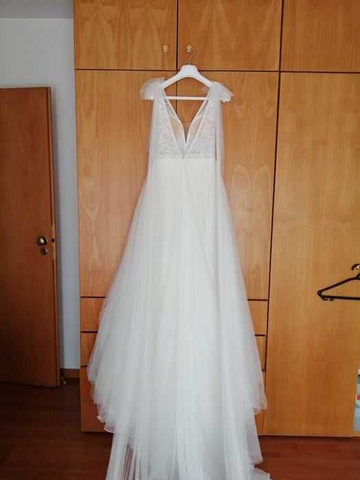 Vestido de Noiva Rosa Clará