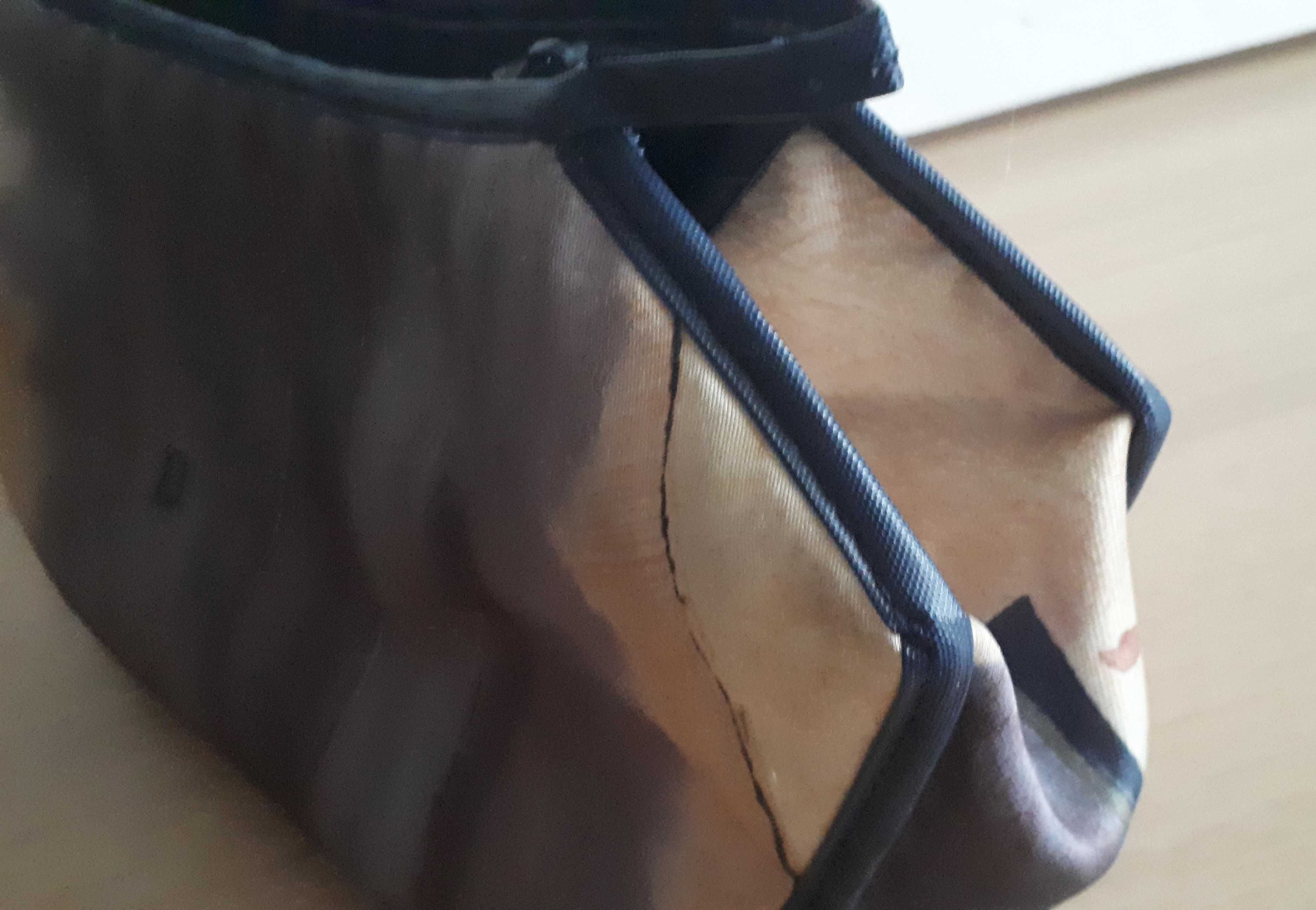 pojemna kosmetyczka na suwak