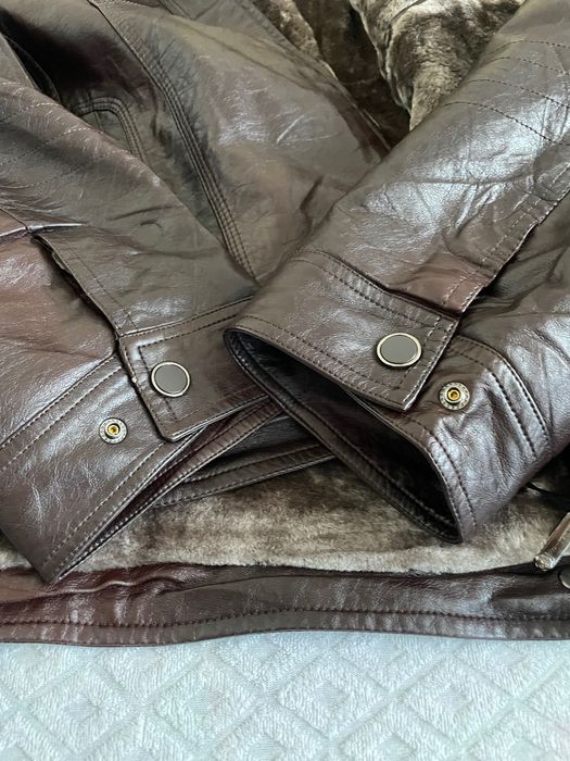 Чоловіча зимова курточка. Натуральна дубленка куртка 54 розмір
