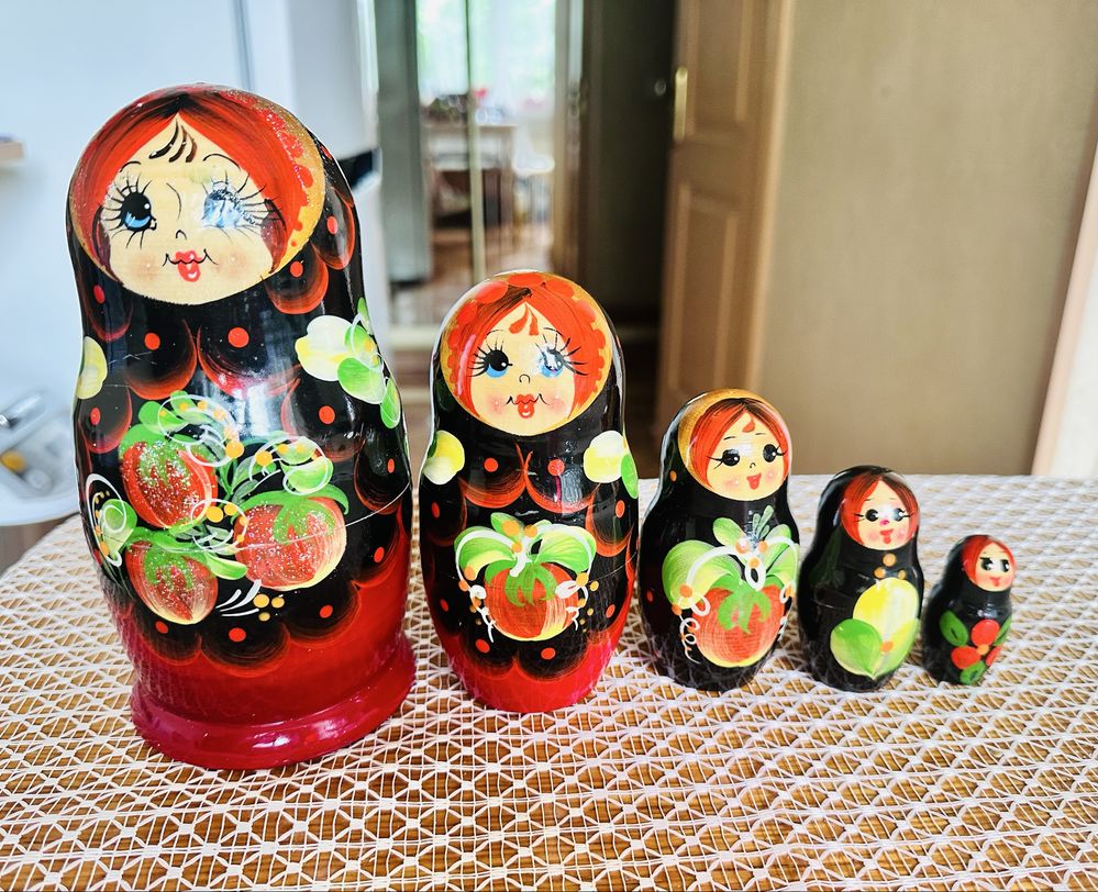 Матрешки, дерево, 5 шт