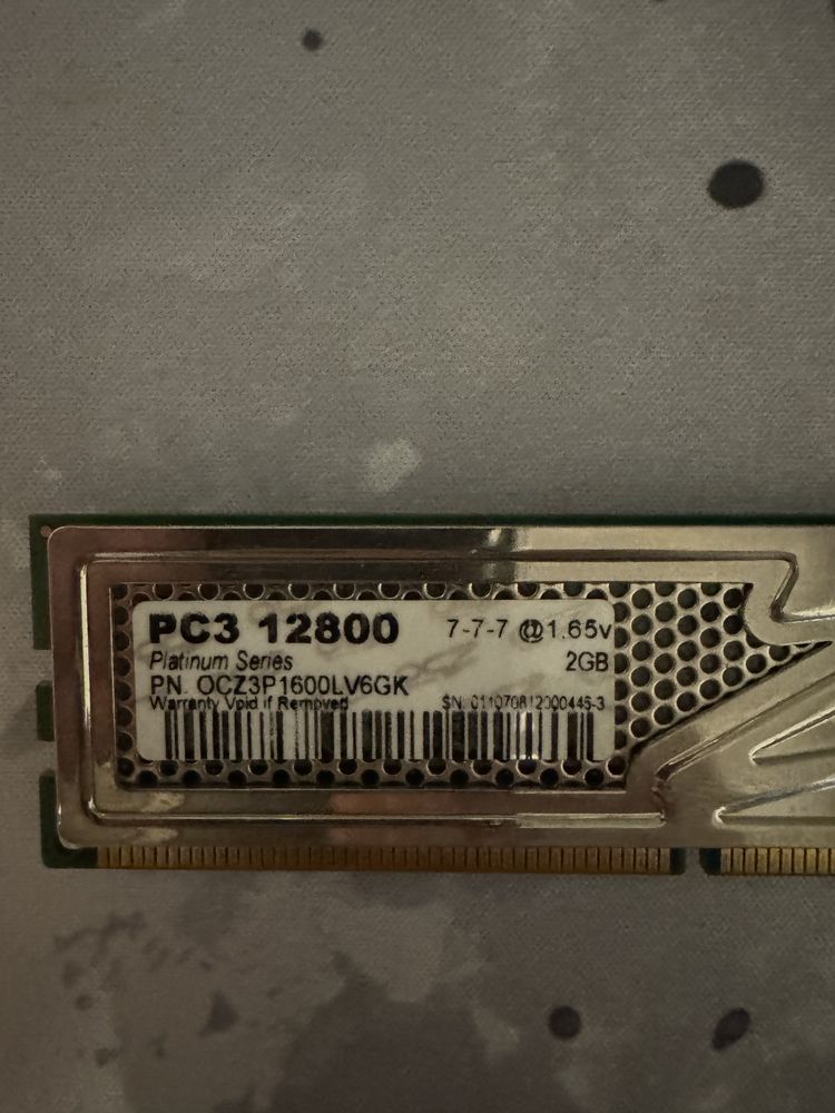 OCZ Seria Platyna 6gb (3x2GB) DDR3 PC3 12800