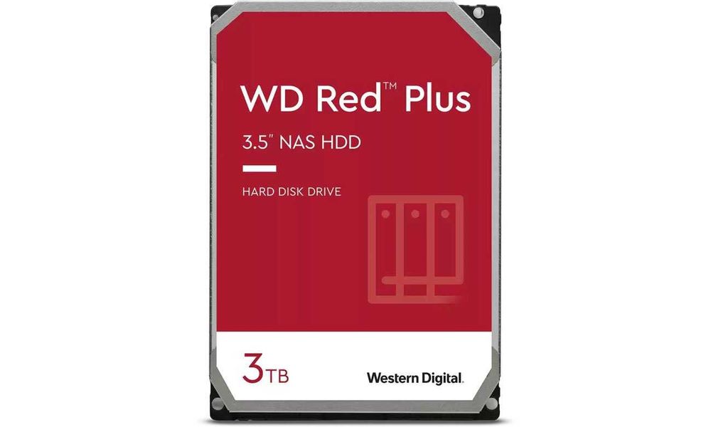 WD RED 3TB Dysk HDD - SMART-OK NAS Serwer CCTV 100% sprawny
