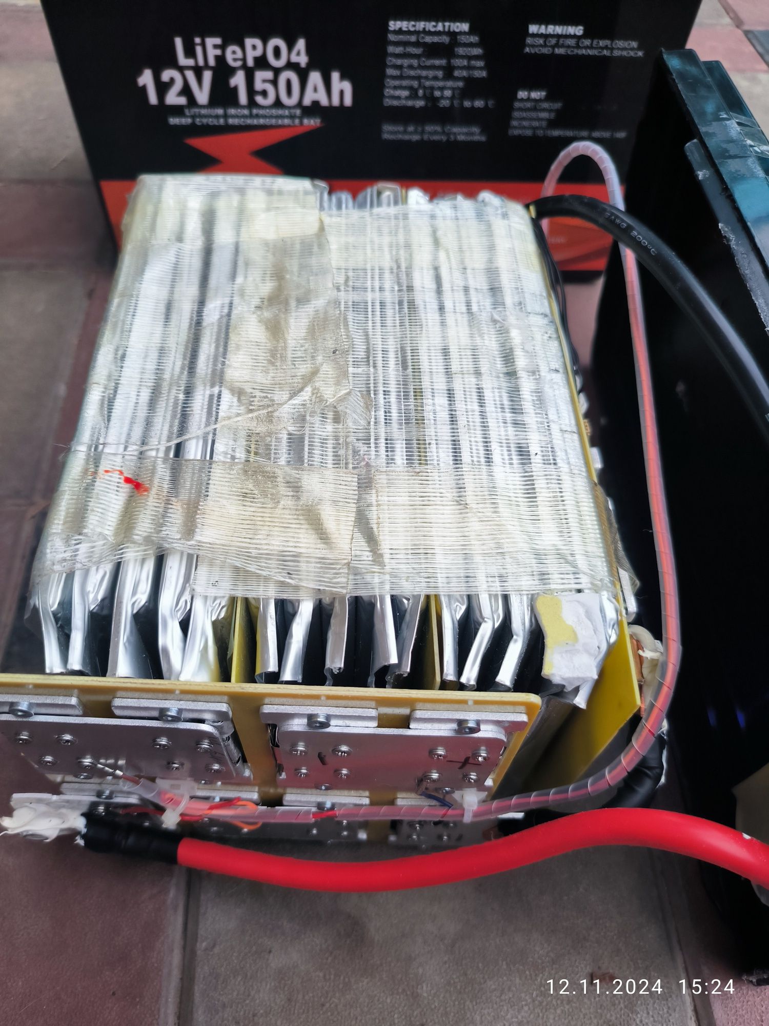 LiFePo4 аккумулятор 150 Ah 12v  на запчастини чи для ремонту