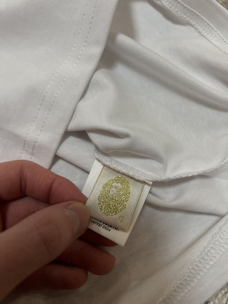 Bape a bathing ape off white футболка